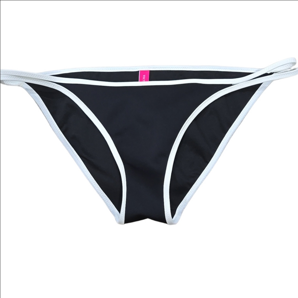 Victoria's Secret Black and White Bikini Bottom